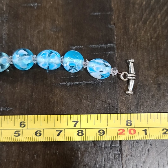 Glass and Swarovski Beads Bracelet - Picture 4 of 4